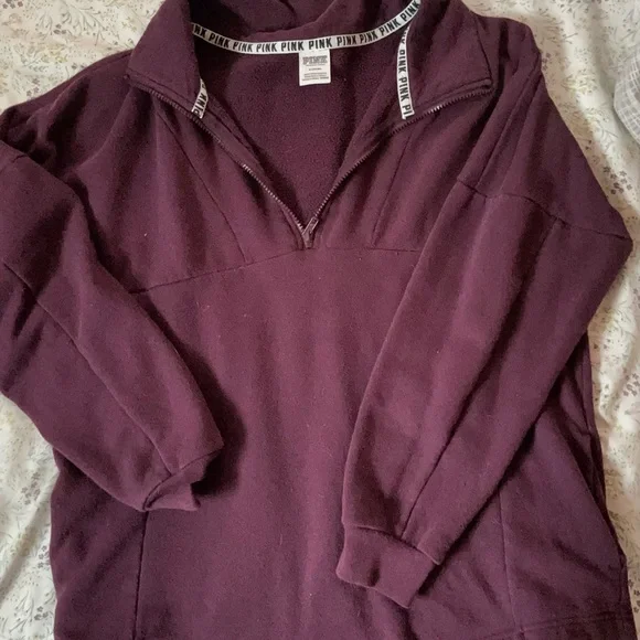 Victoria’s Secret PINK quarter zip - Picture 2 of 6